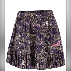 ! Kenzo Kids Animal-Print Drawstring Skirt - Purple